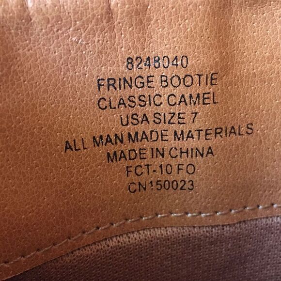 NY&C camel fringe booties - Picture 5 of 10